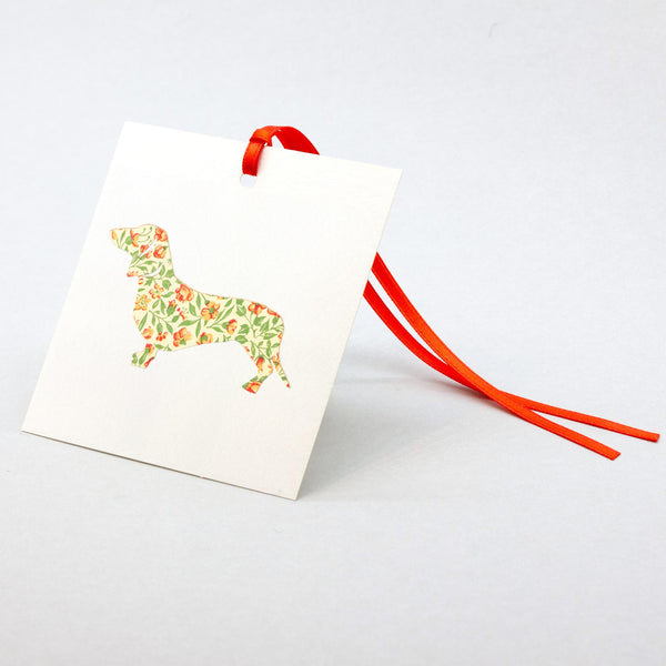 Geschenkanhänger "Dackel"