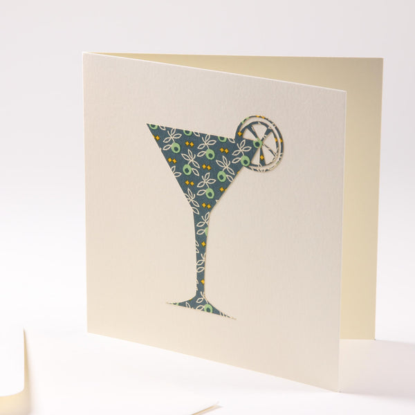 Grusskarte "Cocktailglas"