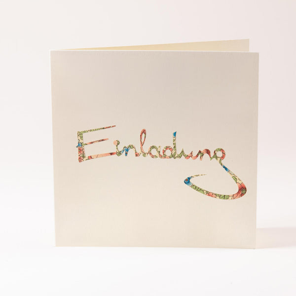 Grusskarte "Einladung"