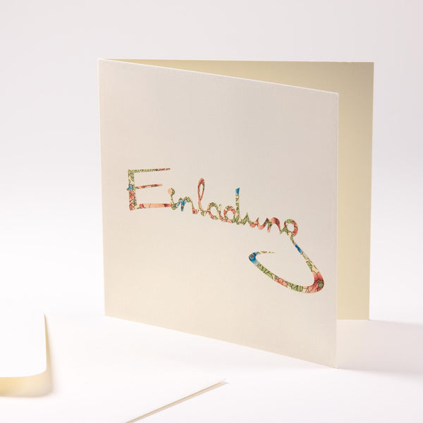 Grusskarte "Einladung"