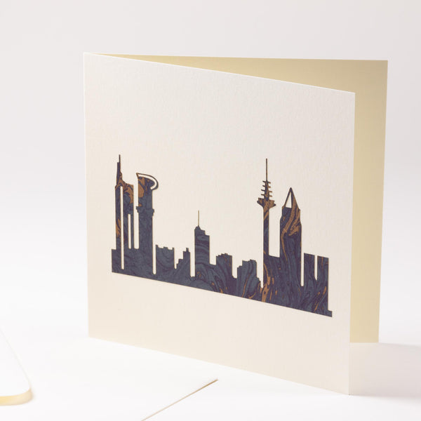 Grusskarte  "Frankfurt Skyline"