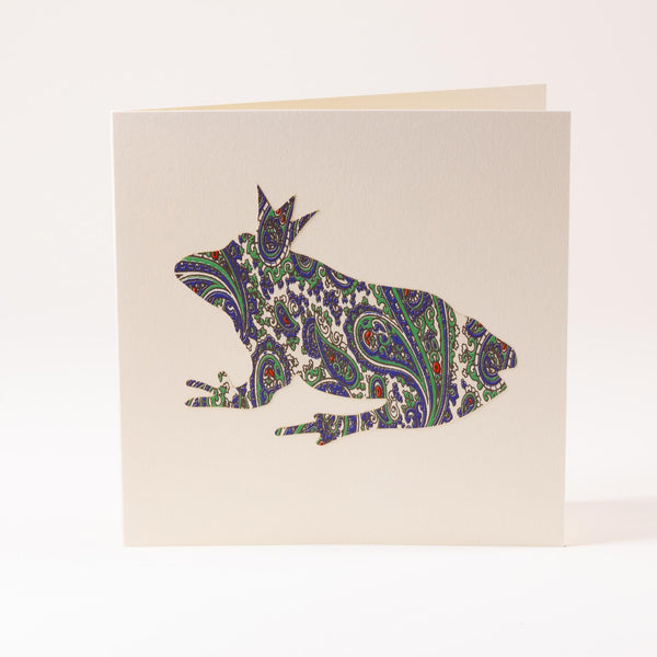 Grusskarte "Froschkönig"