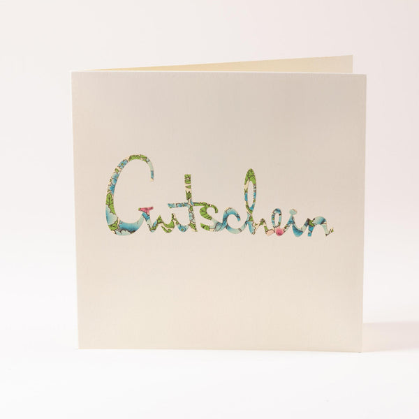 Grusskarte "Gutschein"