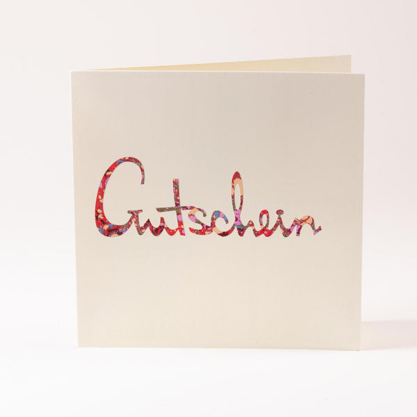 Grusskarte "Gutschein"