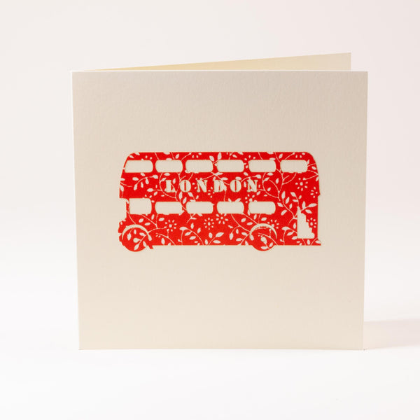 Grusskarte "London Bus"