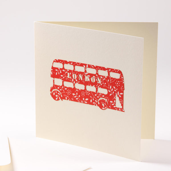 Grusskarte "London Bus"
