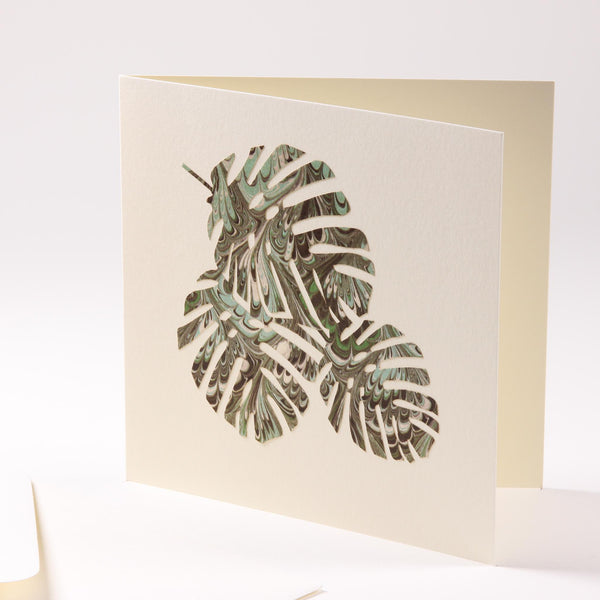 Grusskarte "Monstera Palme"