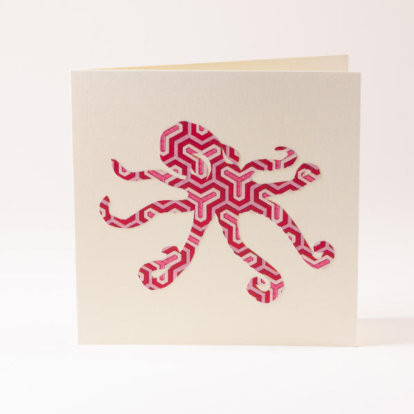 Grusskarte "Oktopus"