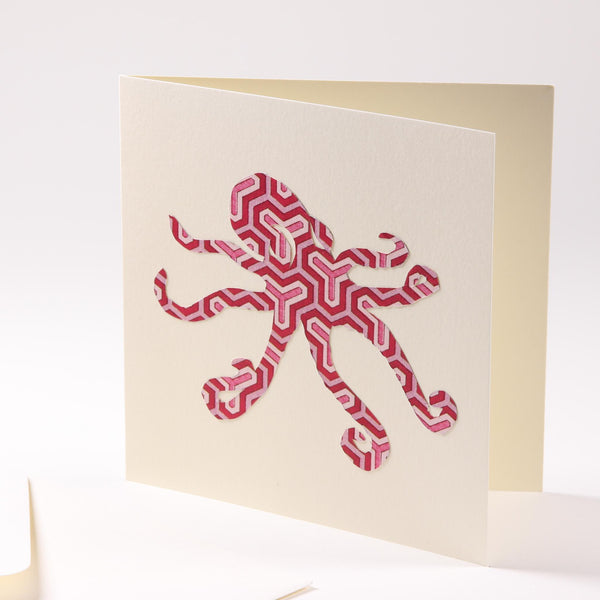 Grusskarte "Oktopus"