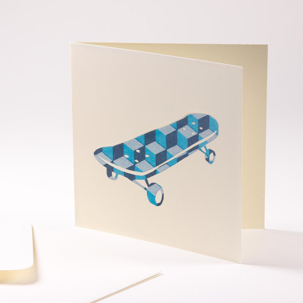 Grusskarte "Skateboard"
