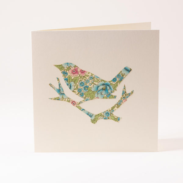 Grusskarte "Vogel auf dem Ast"