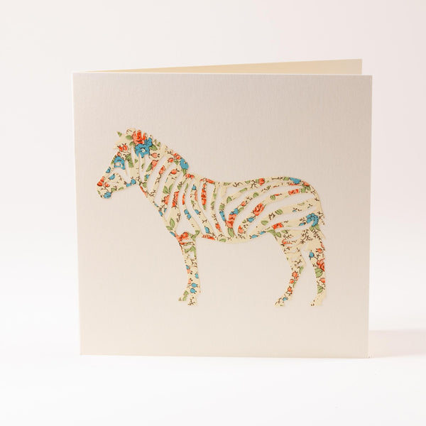 Grusskarte "Zebra"