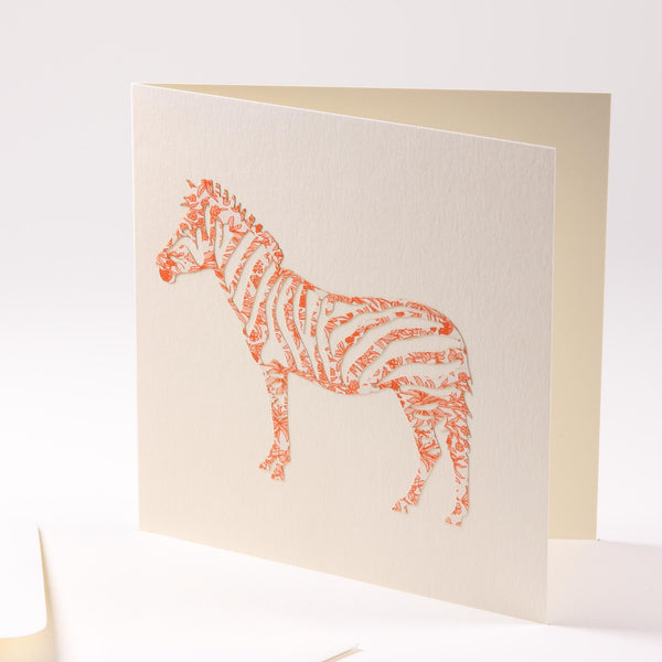 Grusskarte "Zebra"