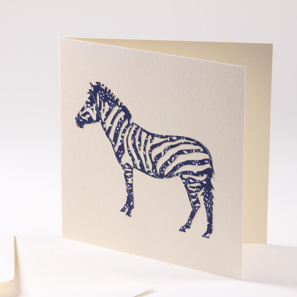 Grusskarte "Zebra"