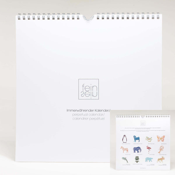 immerwährender Kalender - Tiermotive