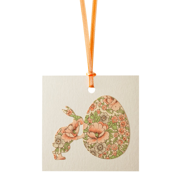 Geschenkanhänger "Hase mit Ei"