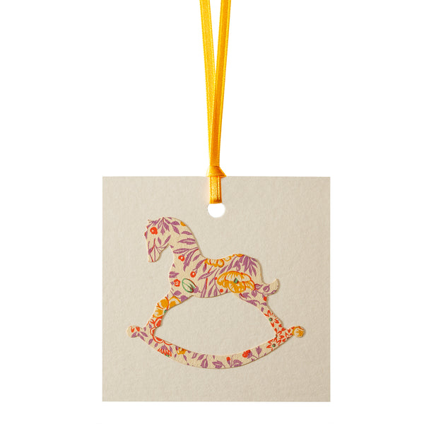 Geschenkanhänger "Schaukelpferd"