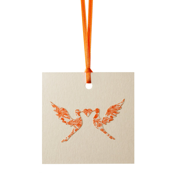 Geschenkanhänger "Tauben mit Herz"