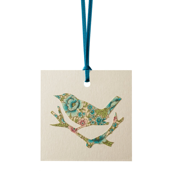 Geschenkanhänger "Vogel auf dem Ast"
