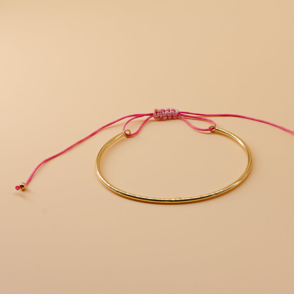 Armreif Rose - 925 Silber vergoldet