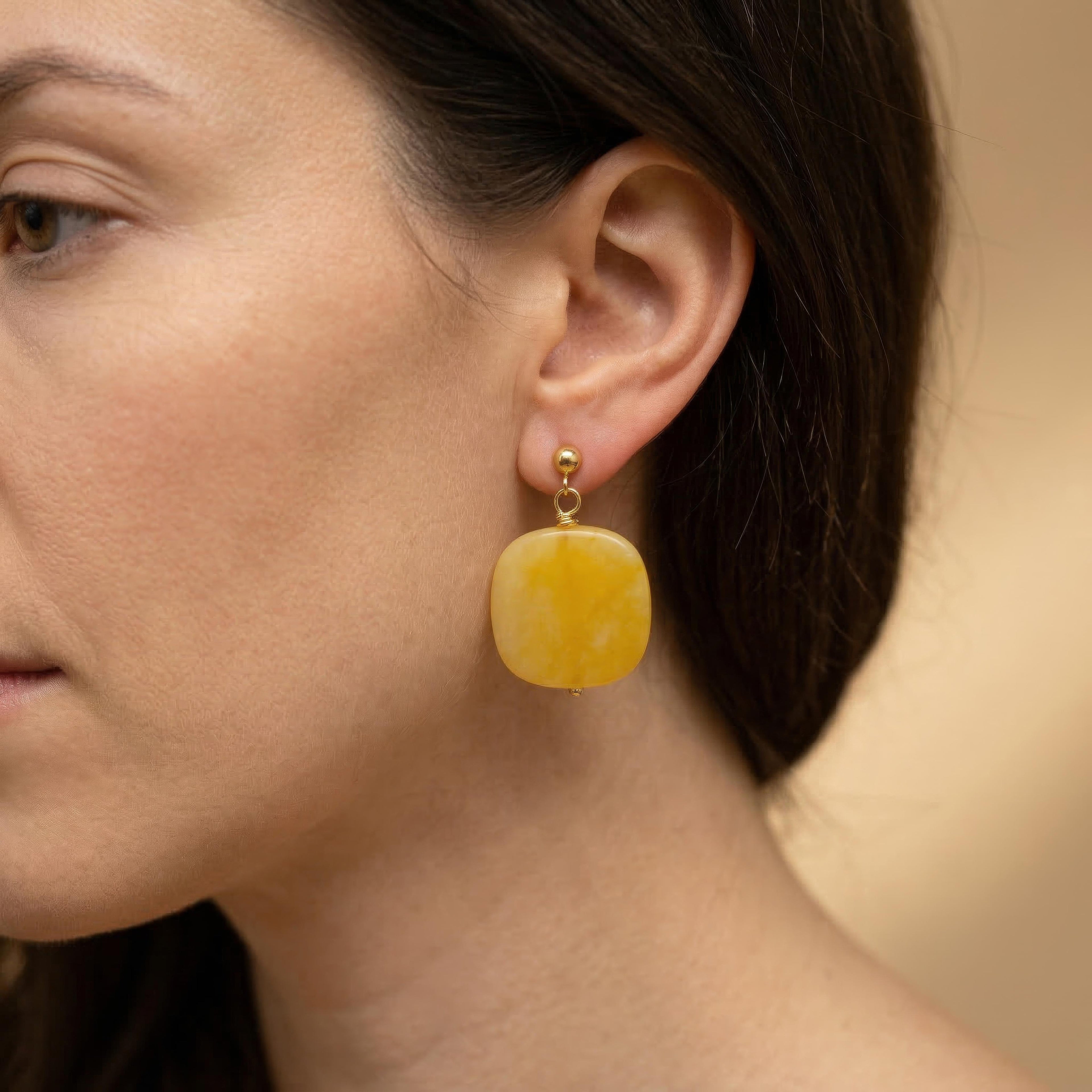 Ohrstecker Justine - Silber vergoldet