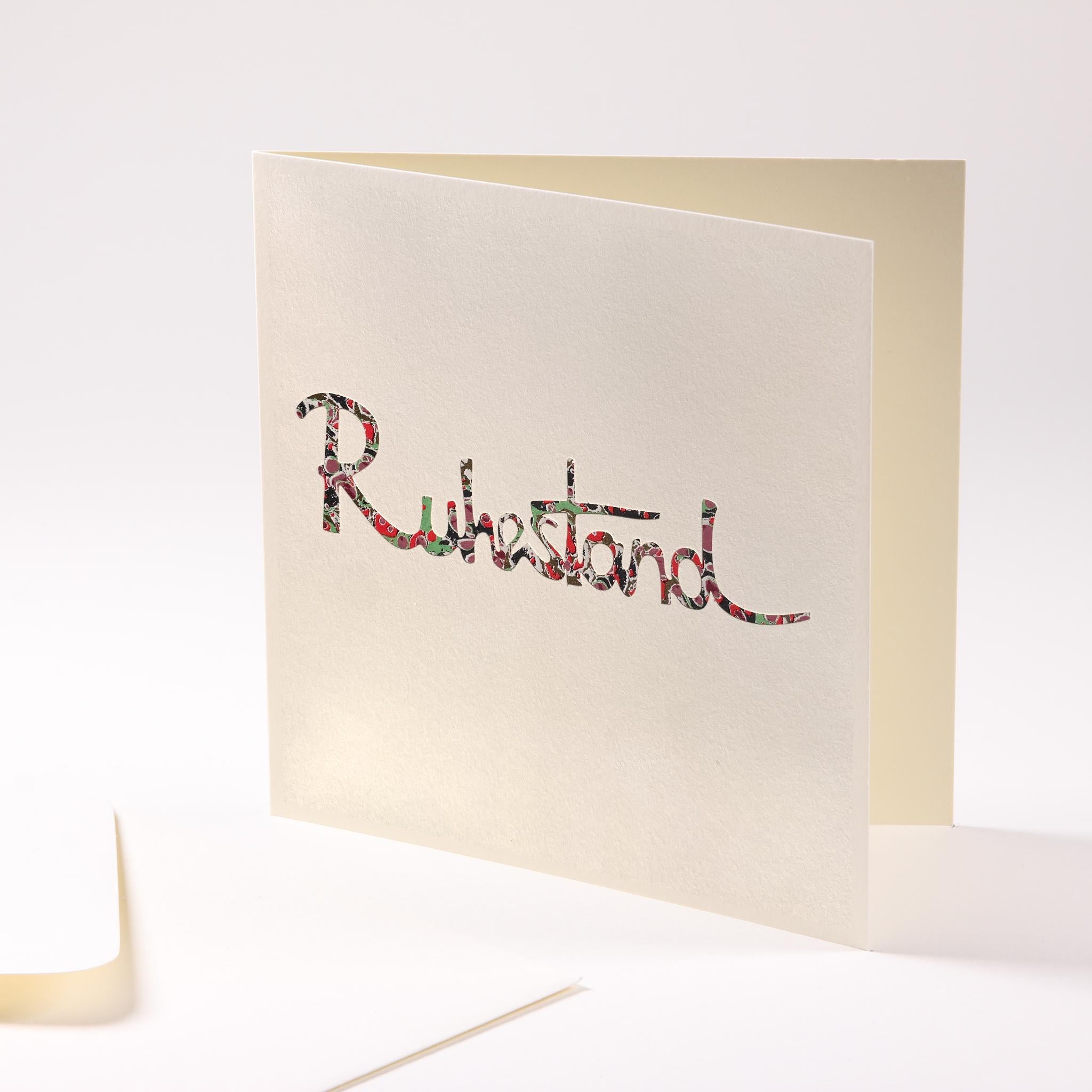"Happy New Year" greeting card