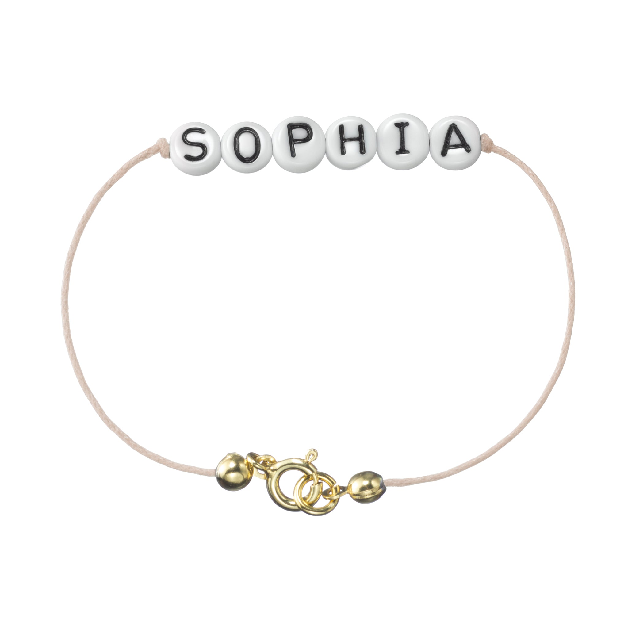 personalisiertes Armband mit Federring