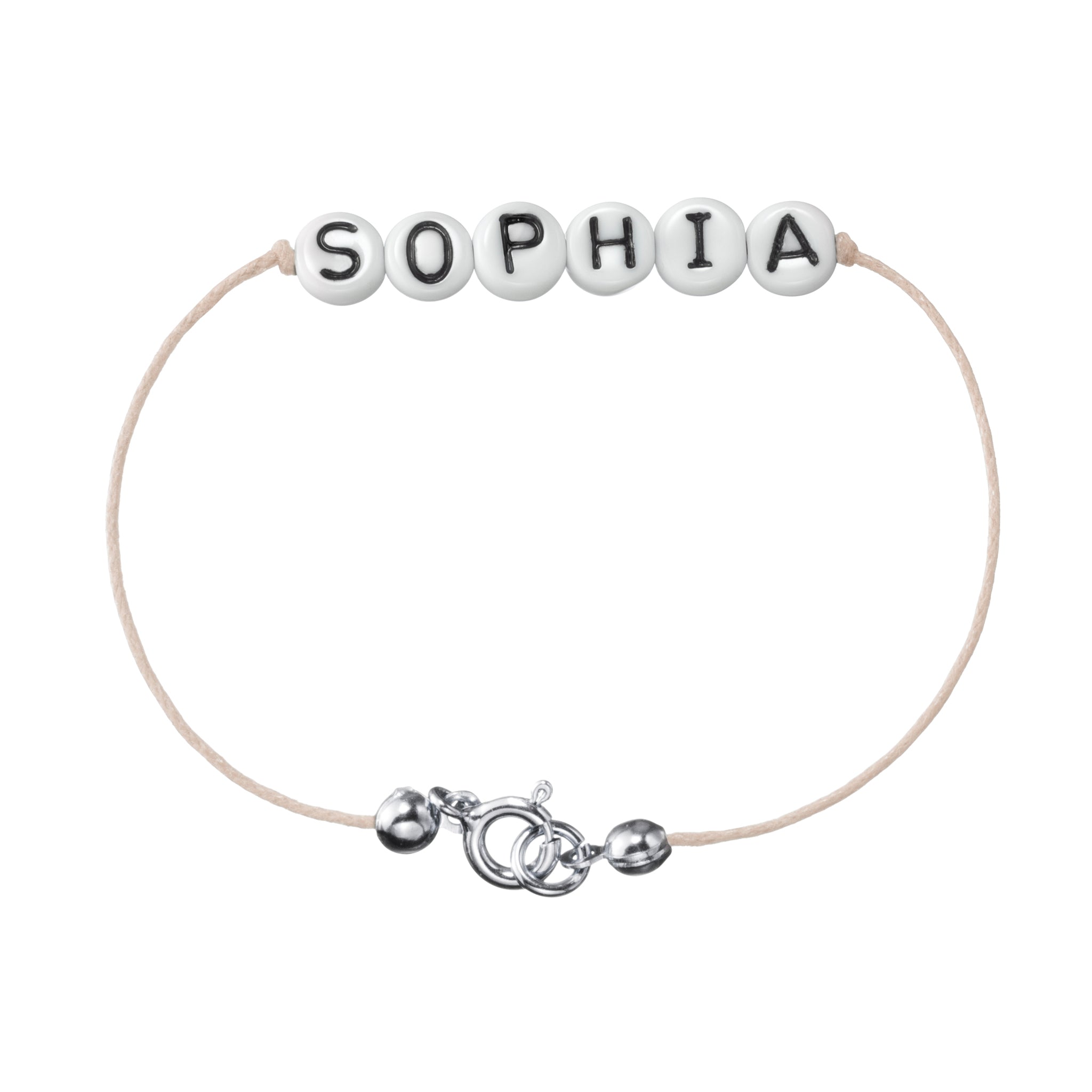 personalisiertes Armband mit Federring