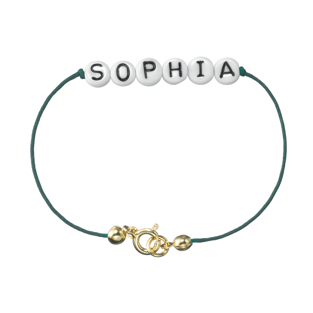 personalisiertes Armband mit Federring