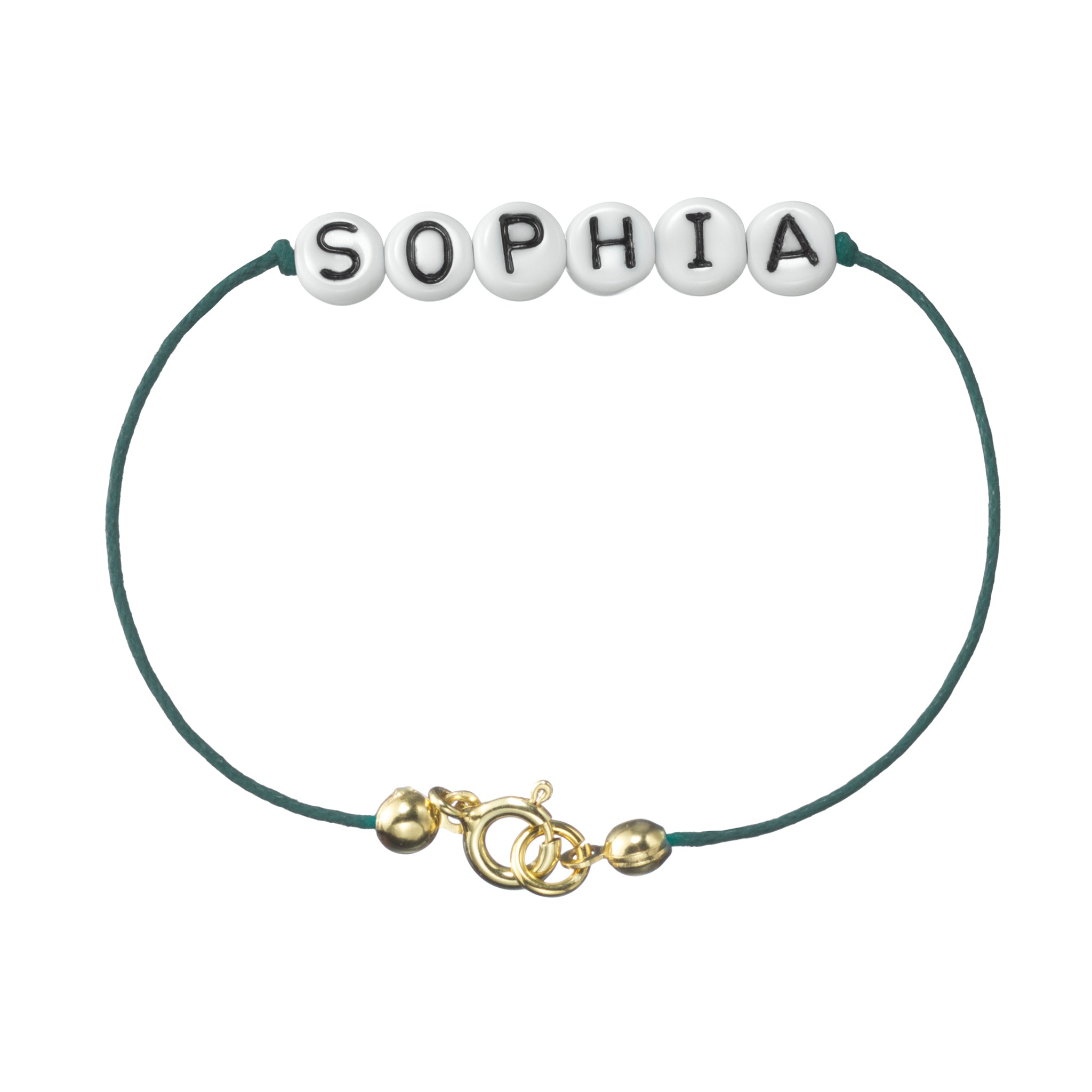 personalisiertes Armband mit Federring