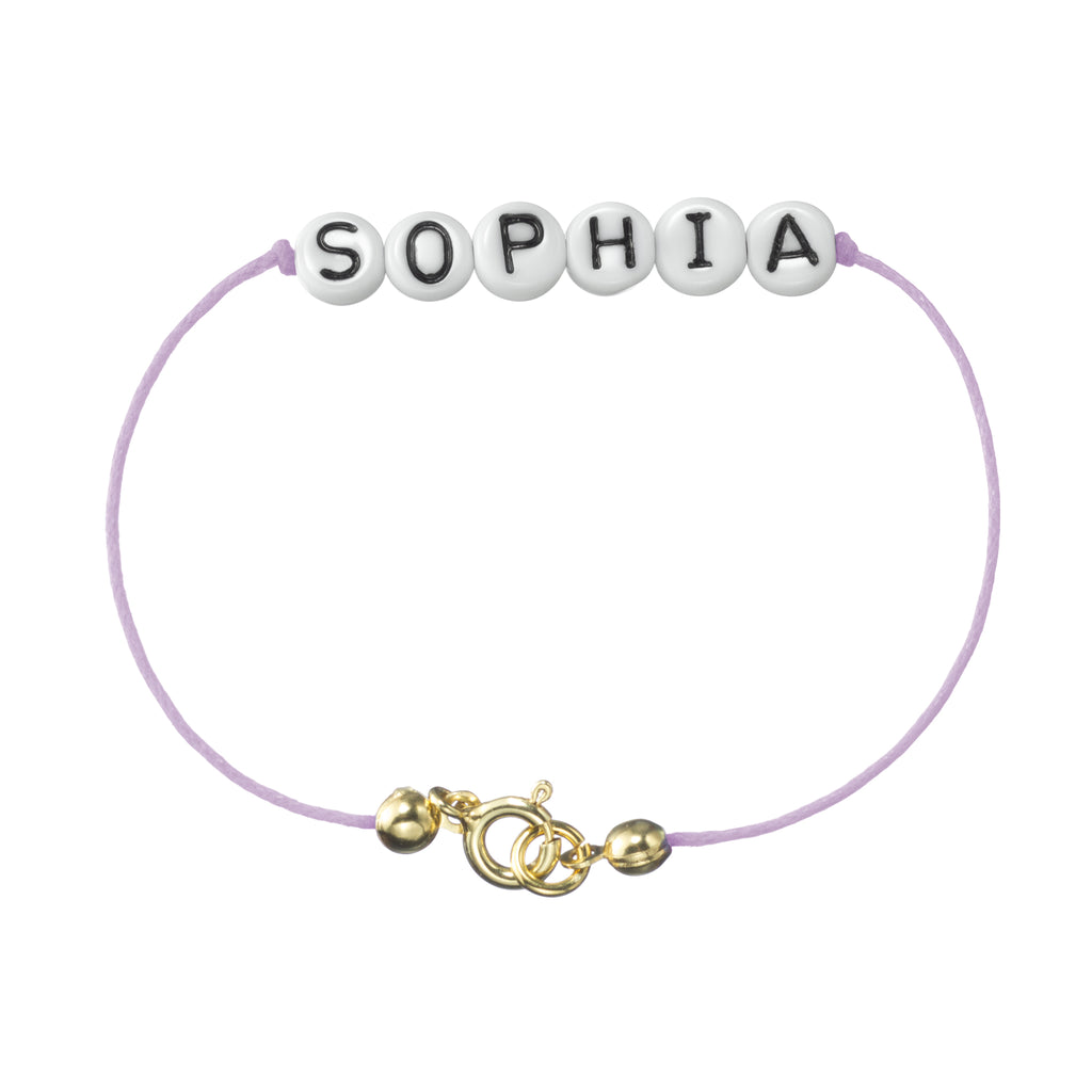 personalisiertes Armband mit Federring