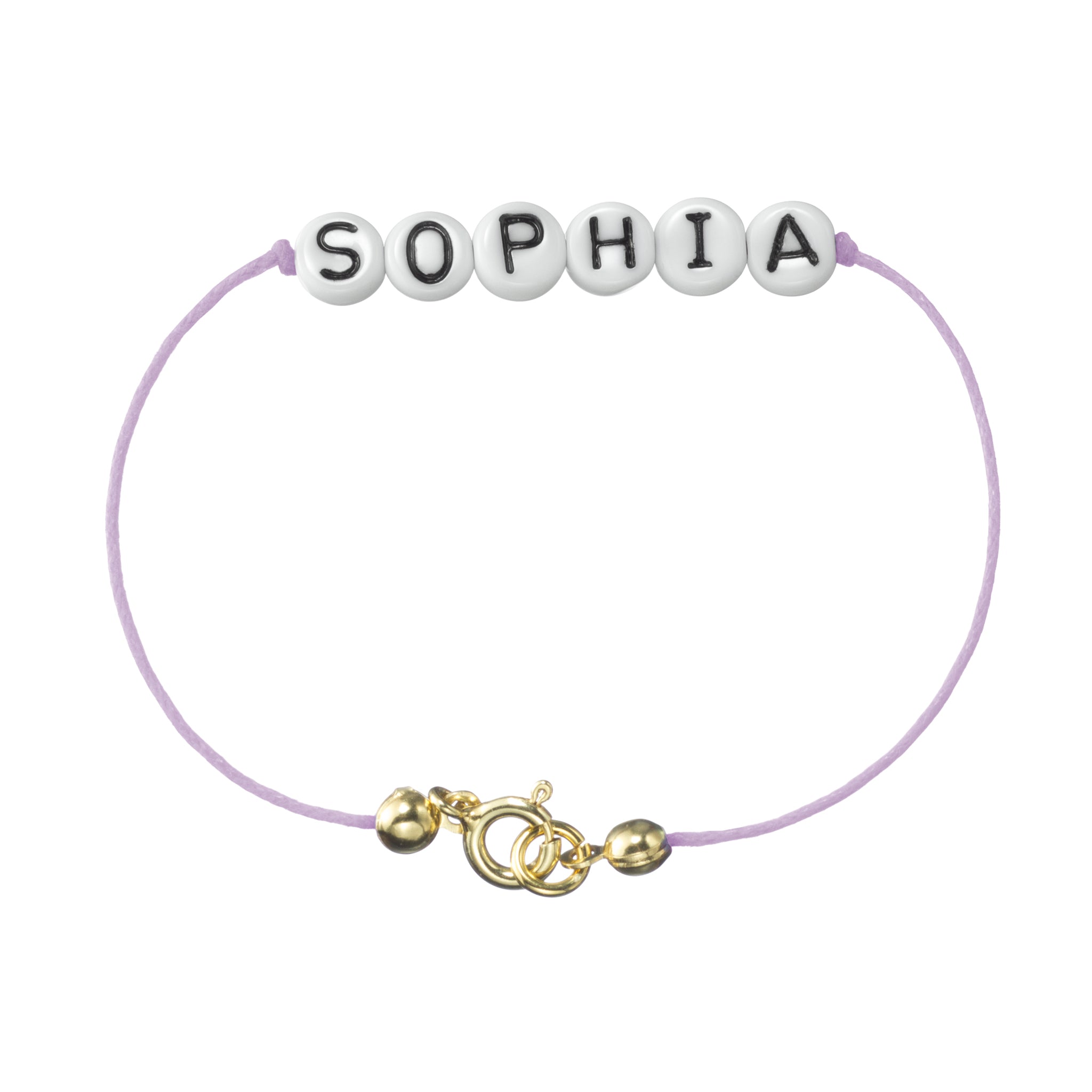 personalisiertes Armband mit Federring