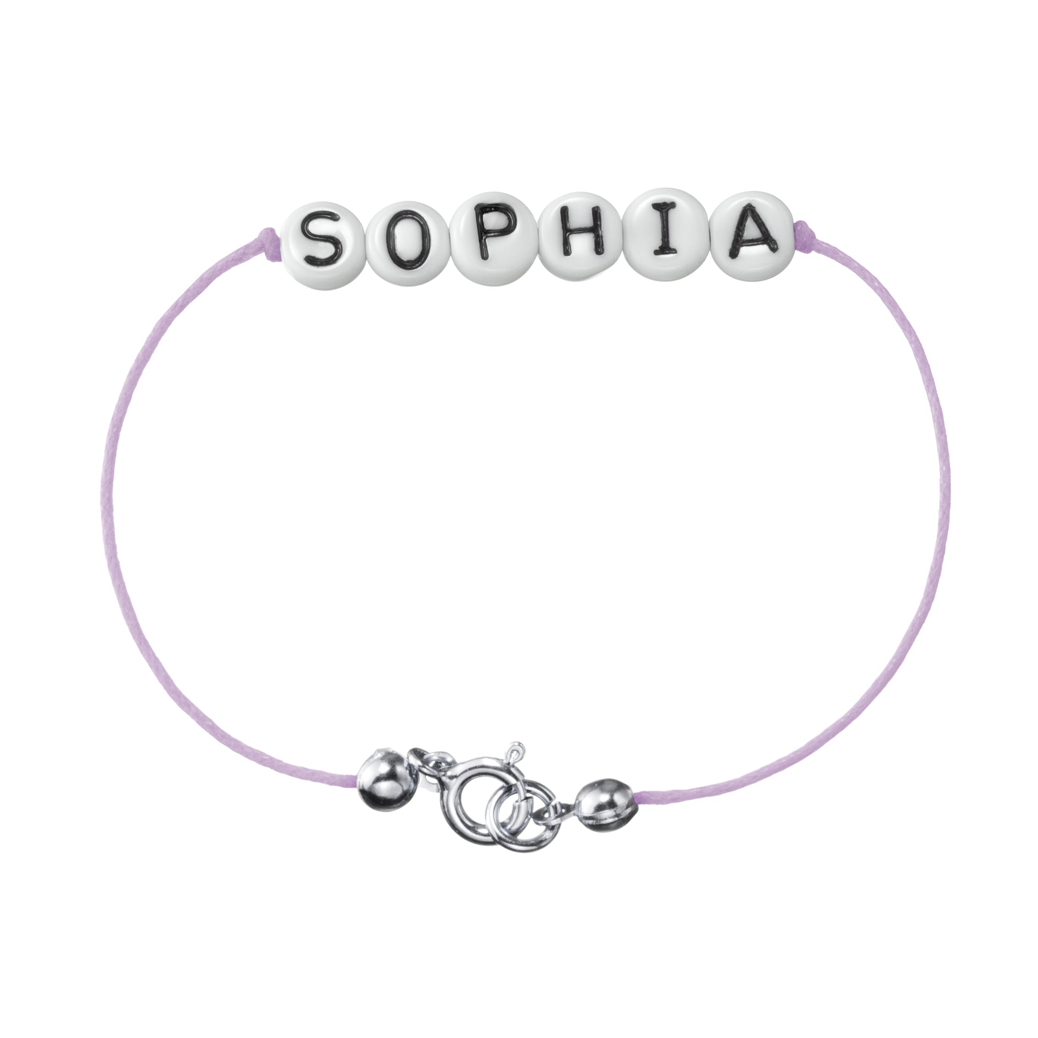 personalisiertes Armband mit Federring