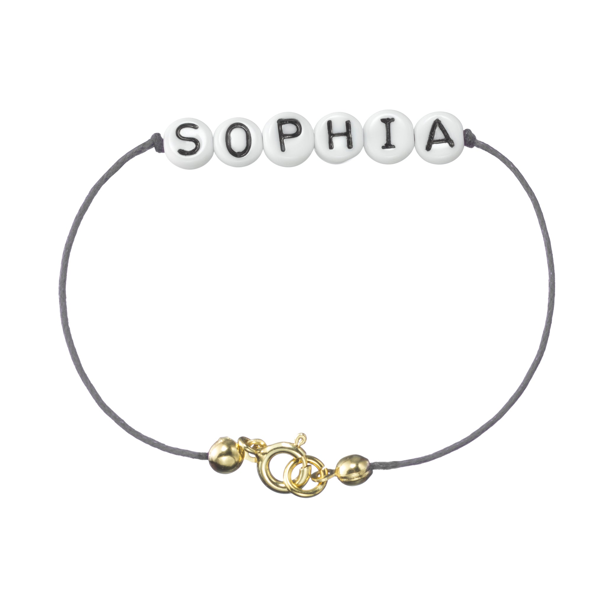 personalisiertes Armband mit Federring