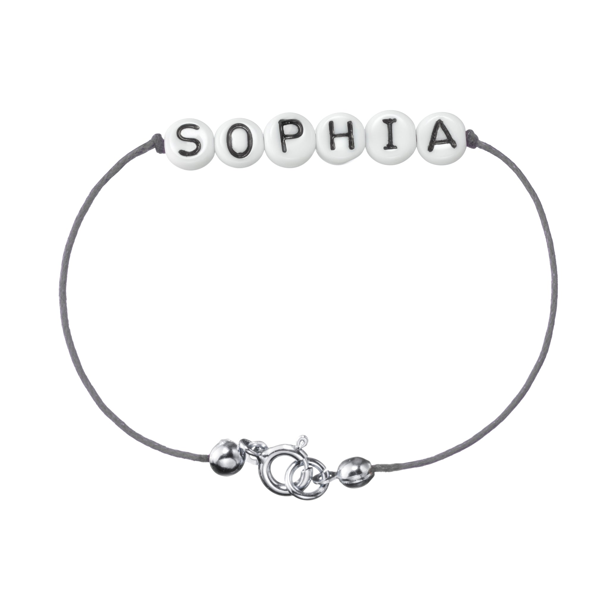 personalisiertes Armband mit Federring
