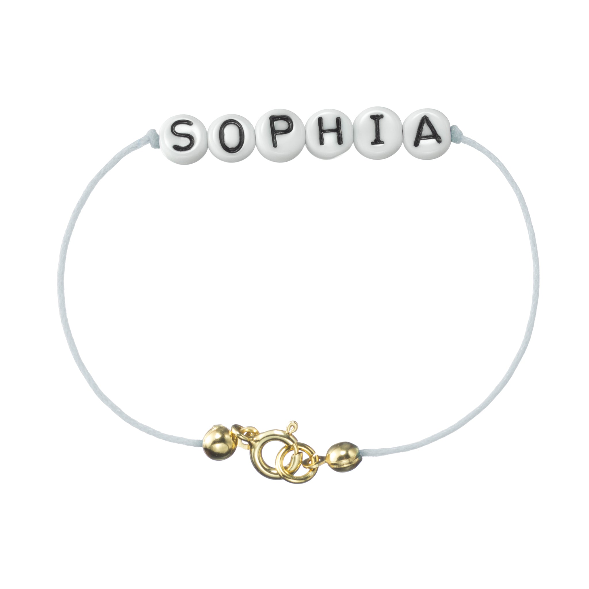 personalisiertes Armband mit Federring