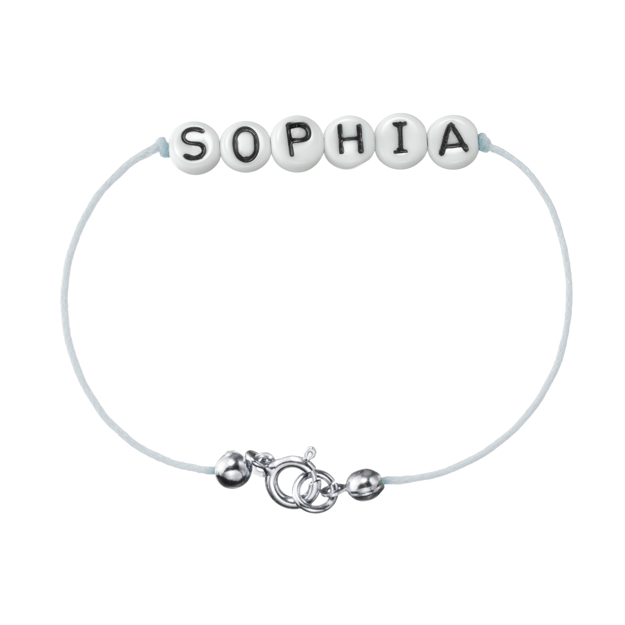 personalisiertes Armband mit Federring