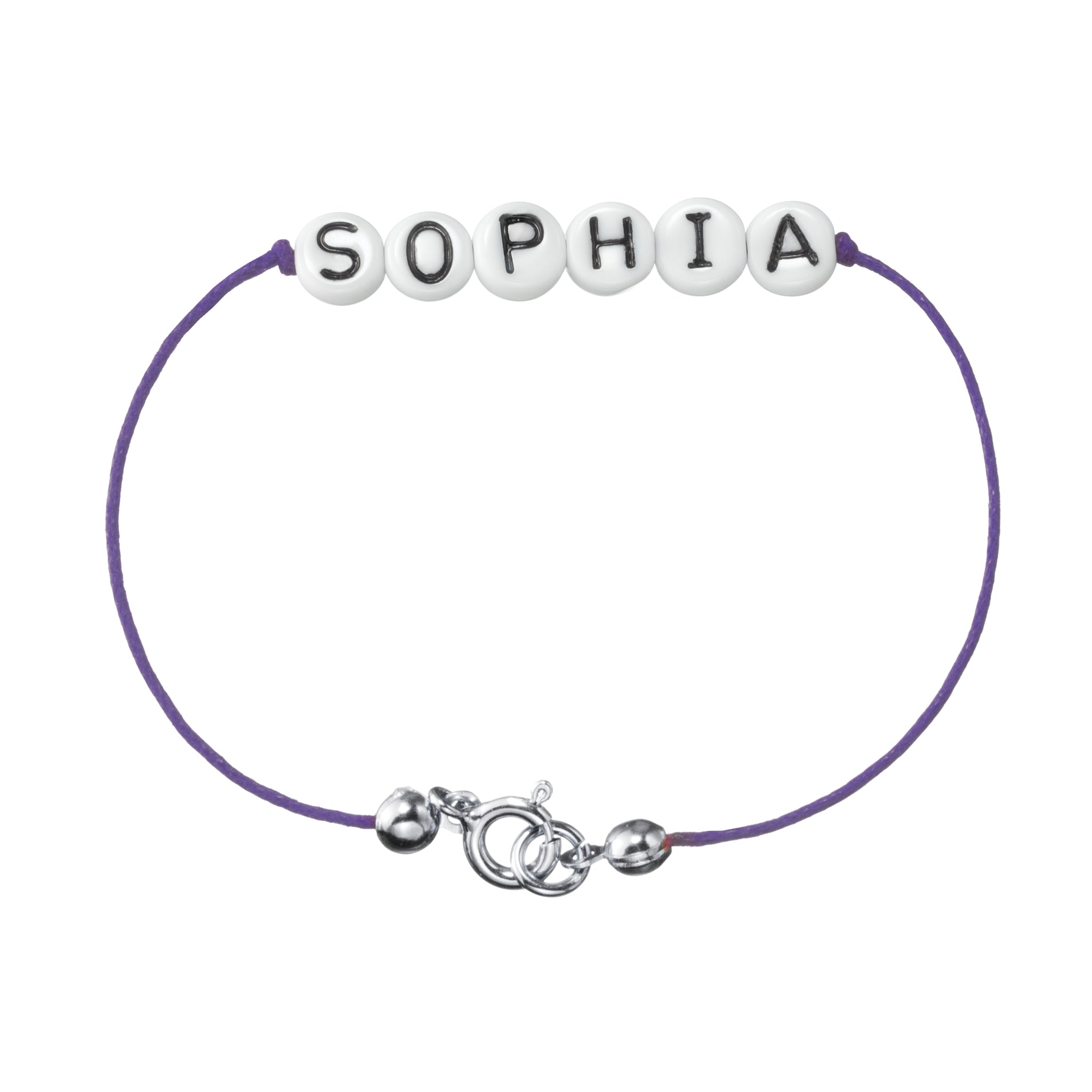 personalisiertes Armband mit Federring