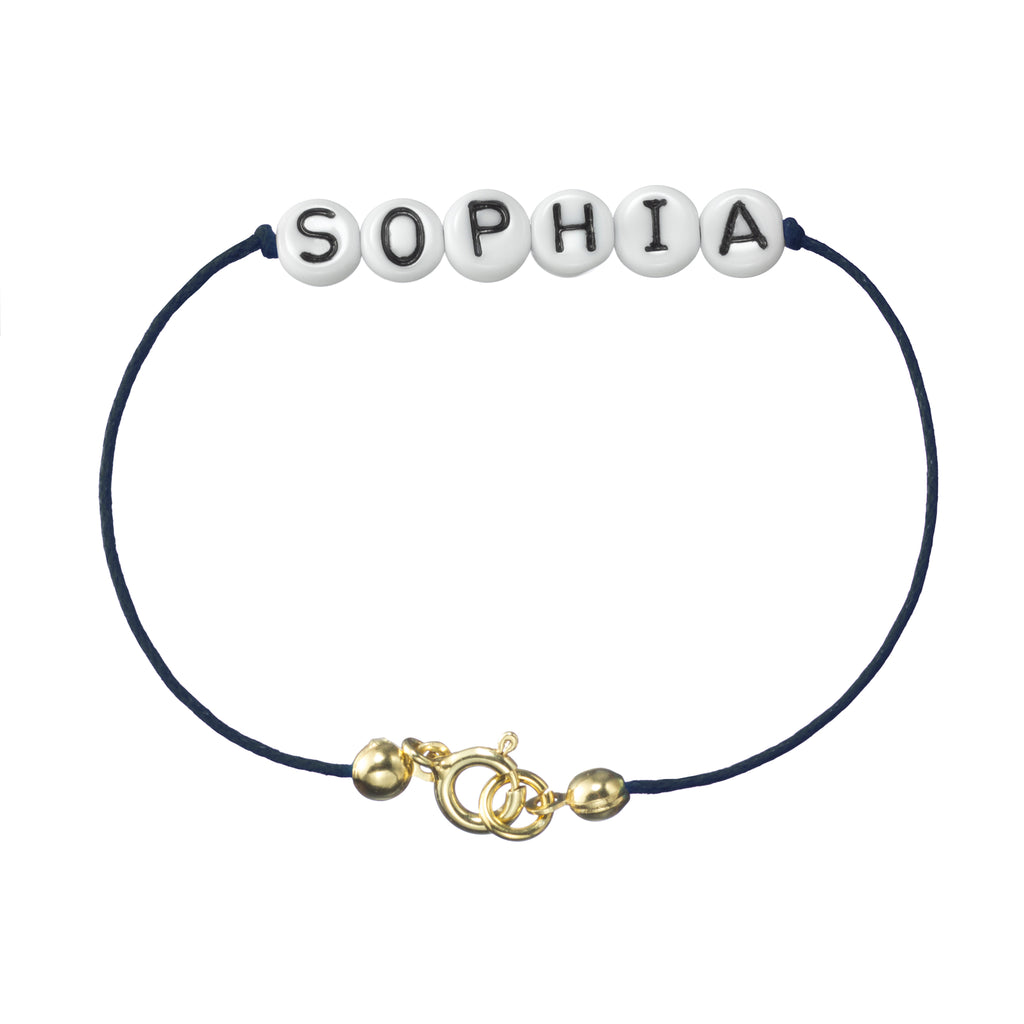 personalisiertes Armband mit Federring