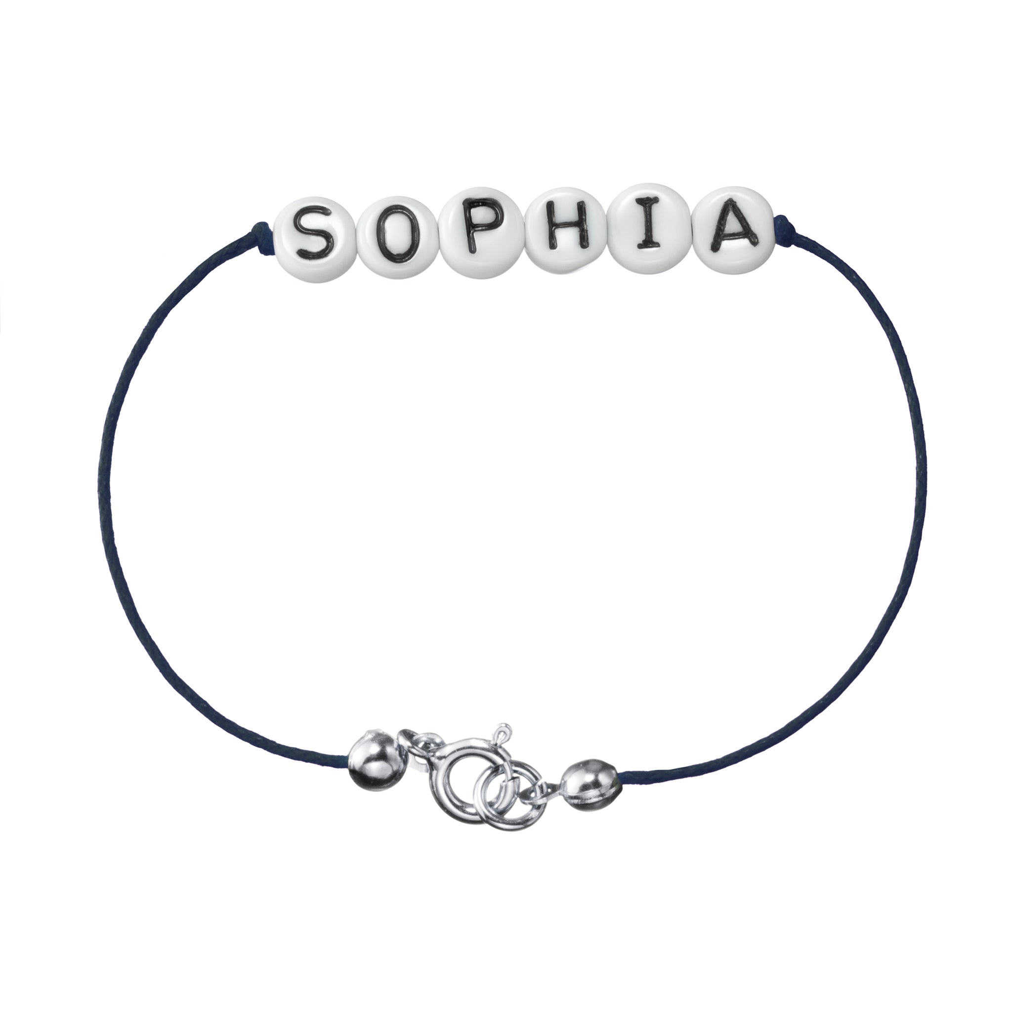 personalisiertes Armband mit Federring