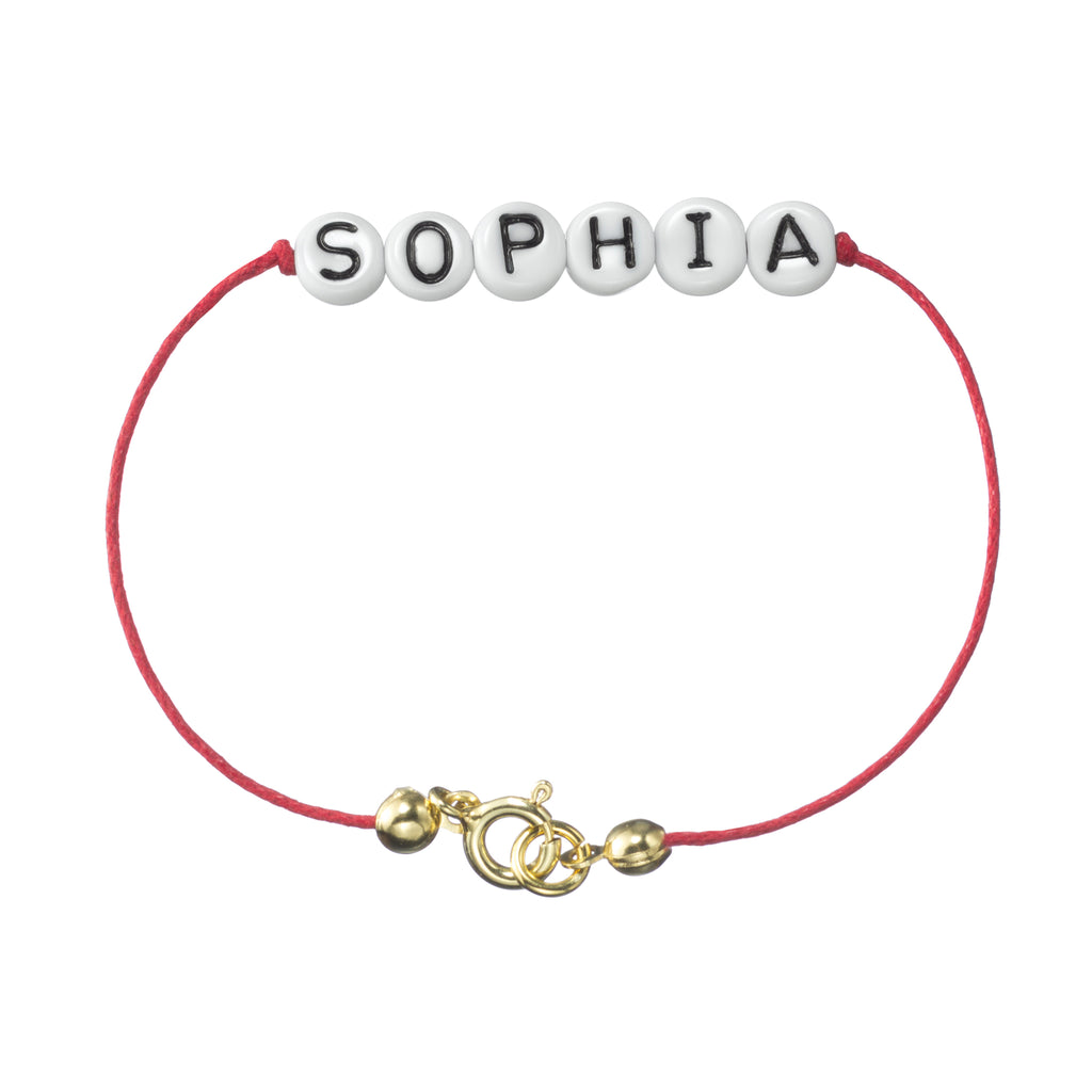 personalisiertes Armband mit Federring