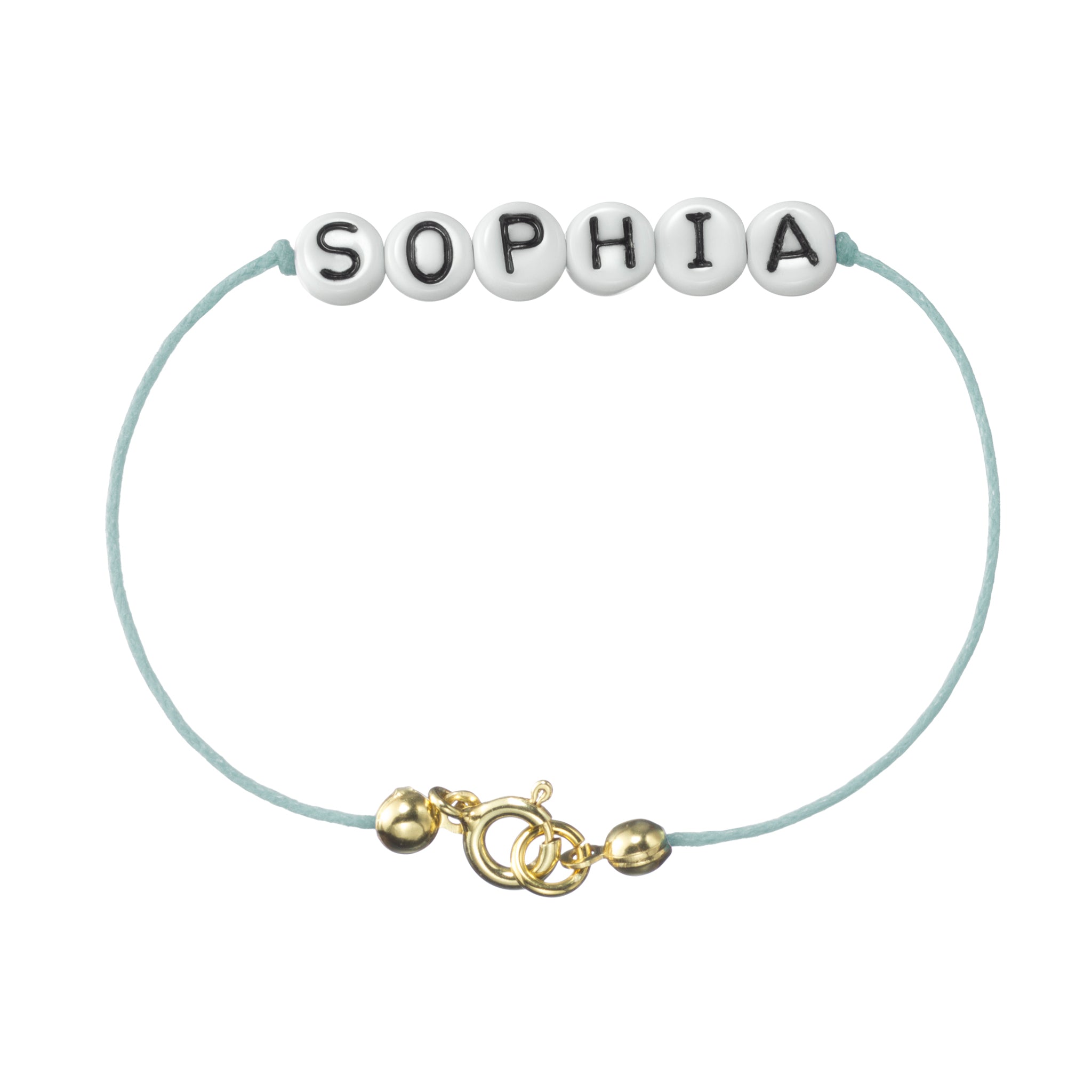 personalisiertes Armband mit Federring