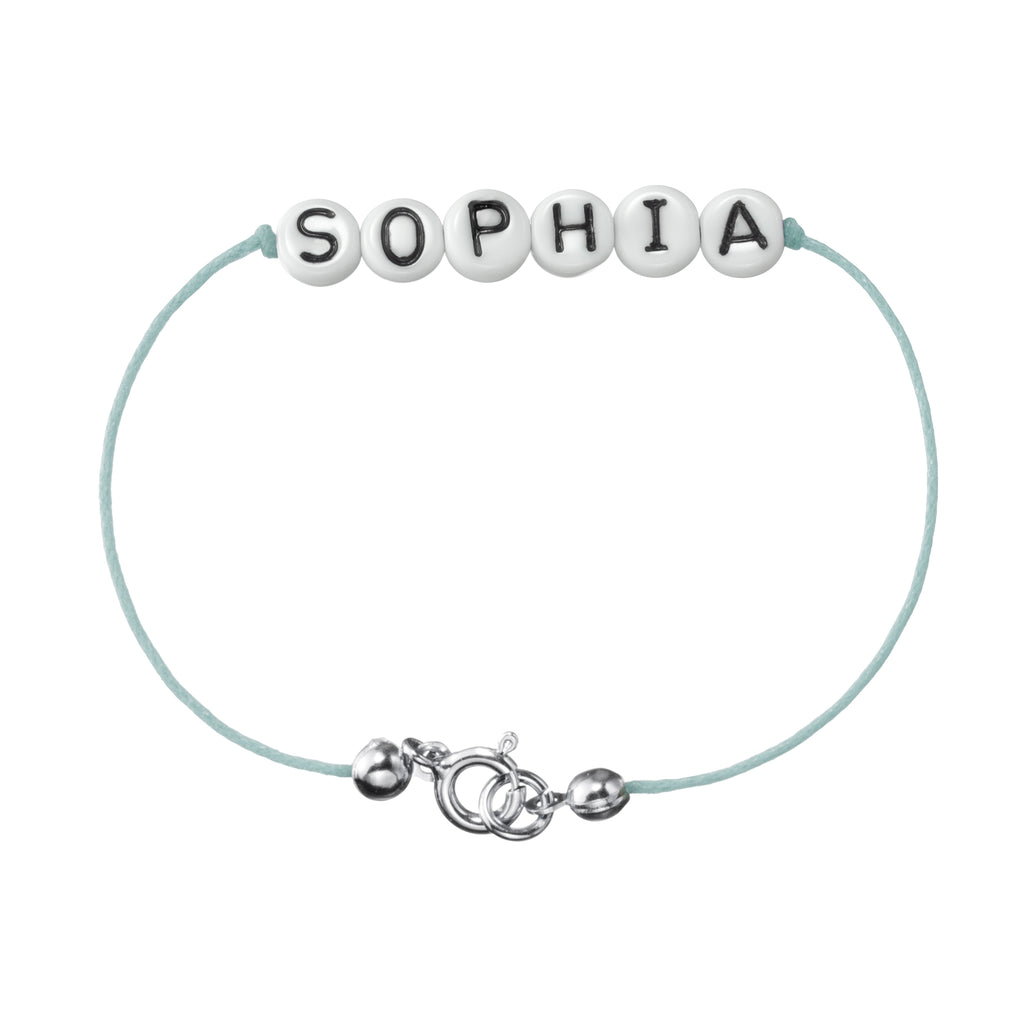 personalisiertes Armband mit Federring