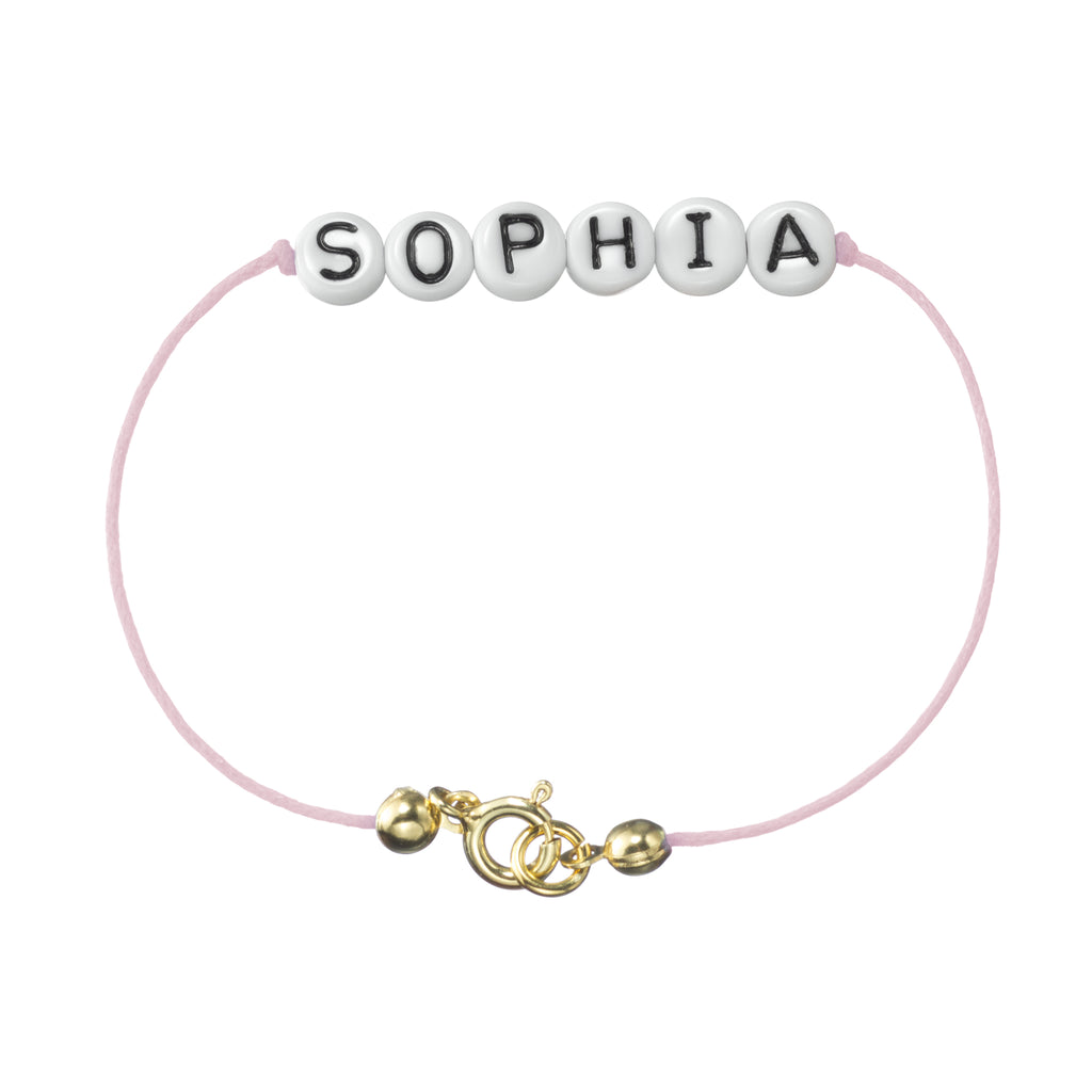 personalisiertes Armband mit Federring