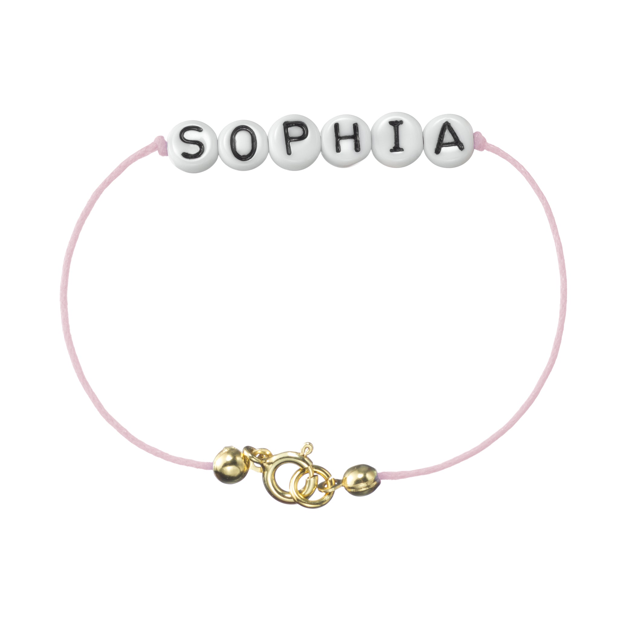 personalisiertes Armband mit Federring