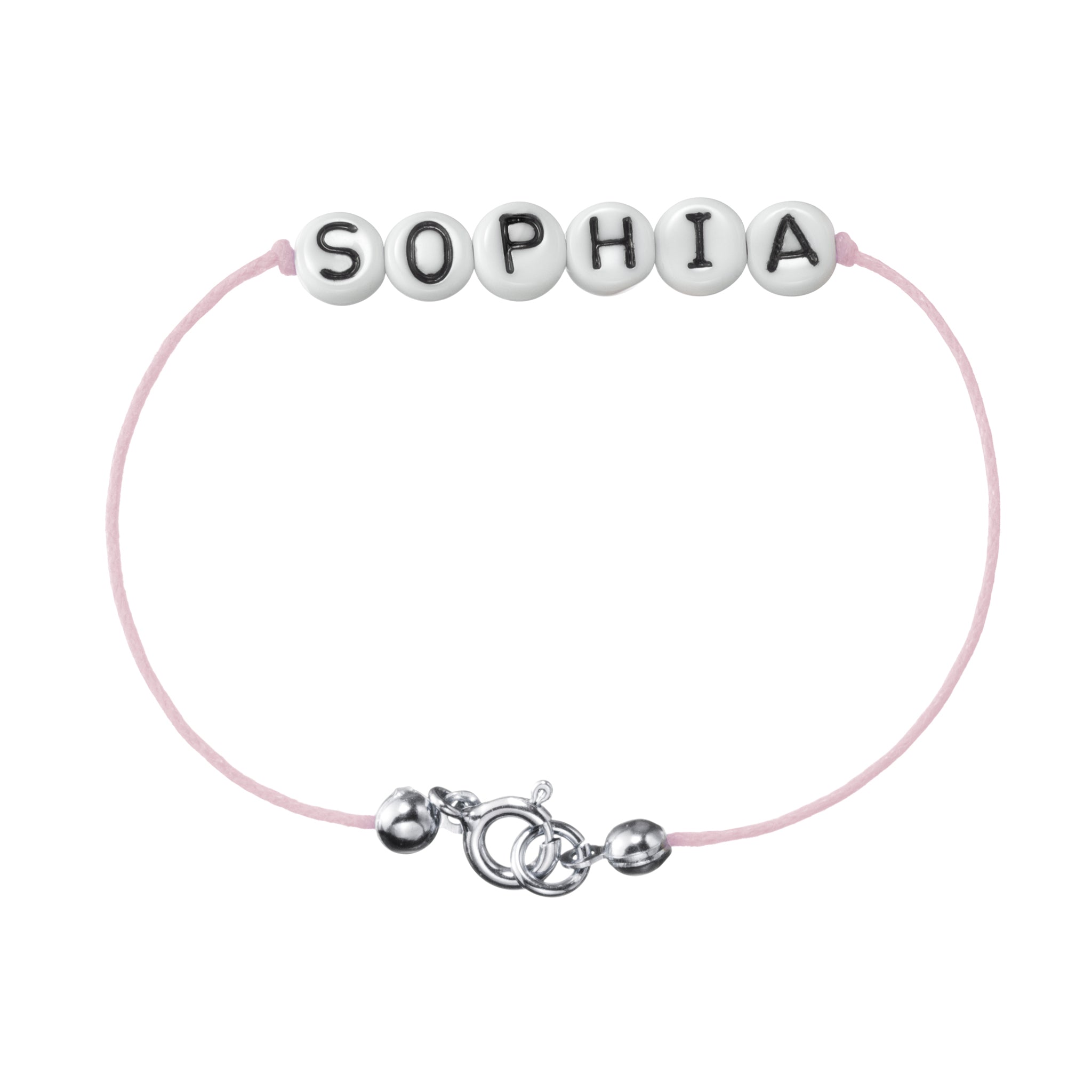 personalisiertes Armband mit Federring