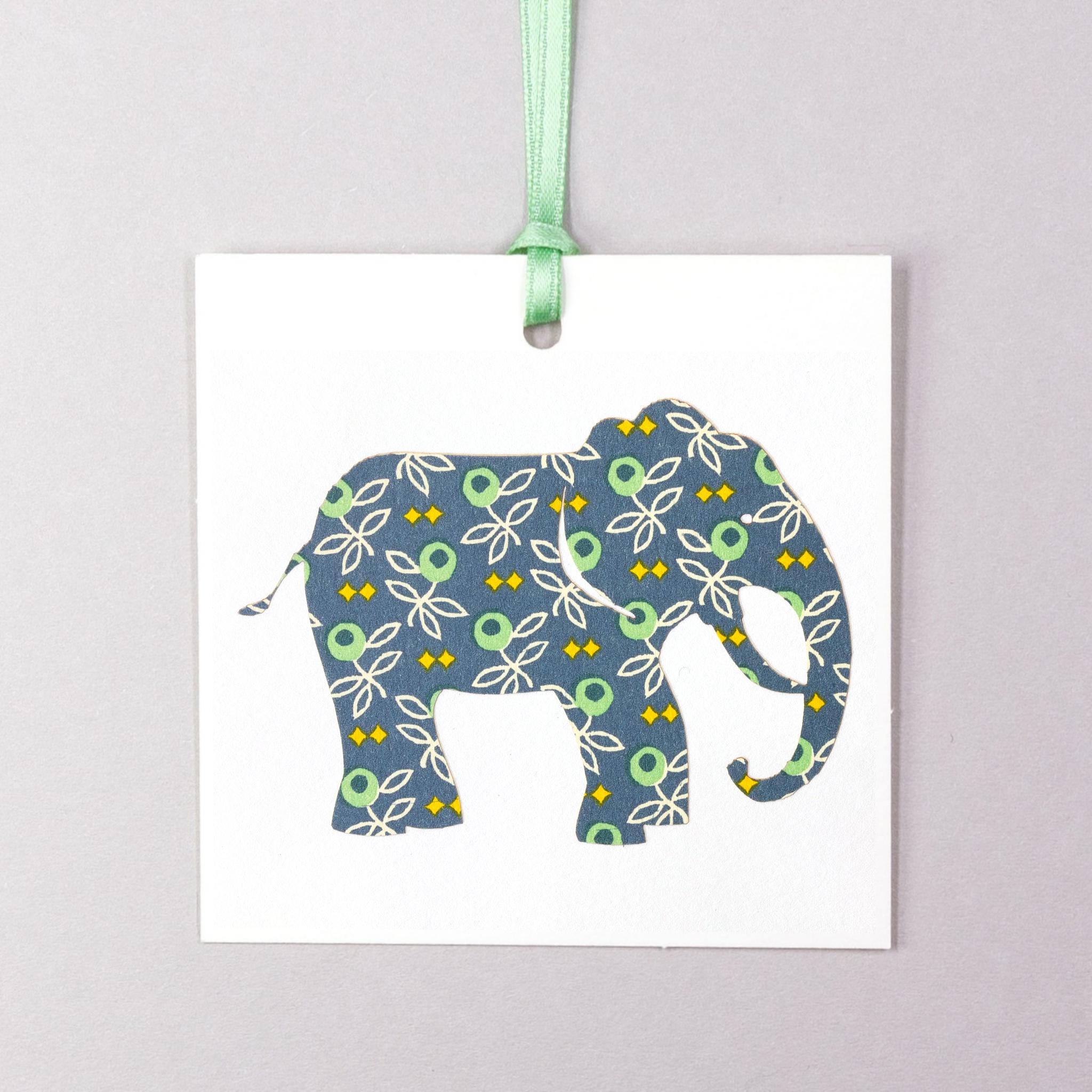 Geschenkanhänger "Elefant"