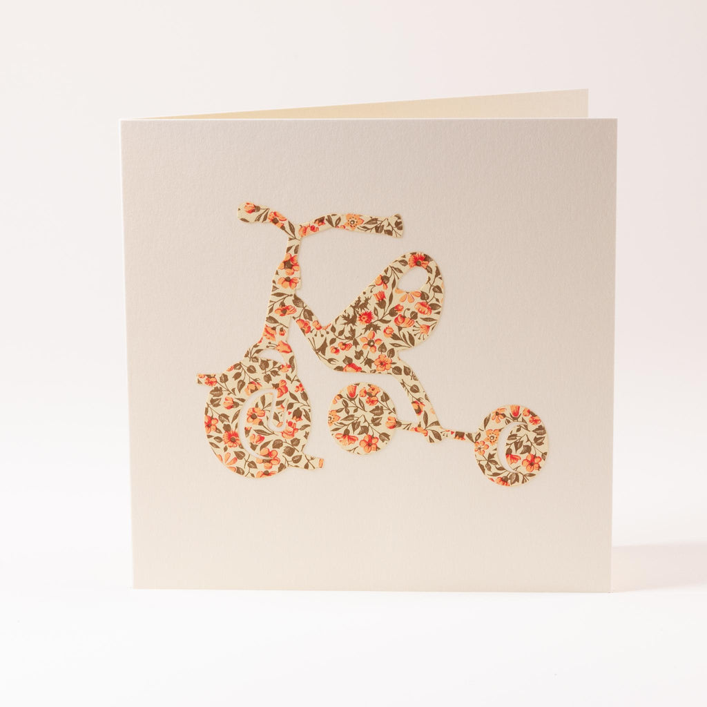 Greeting card "Tricycle"