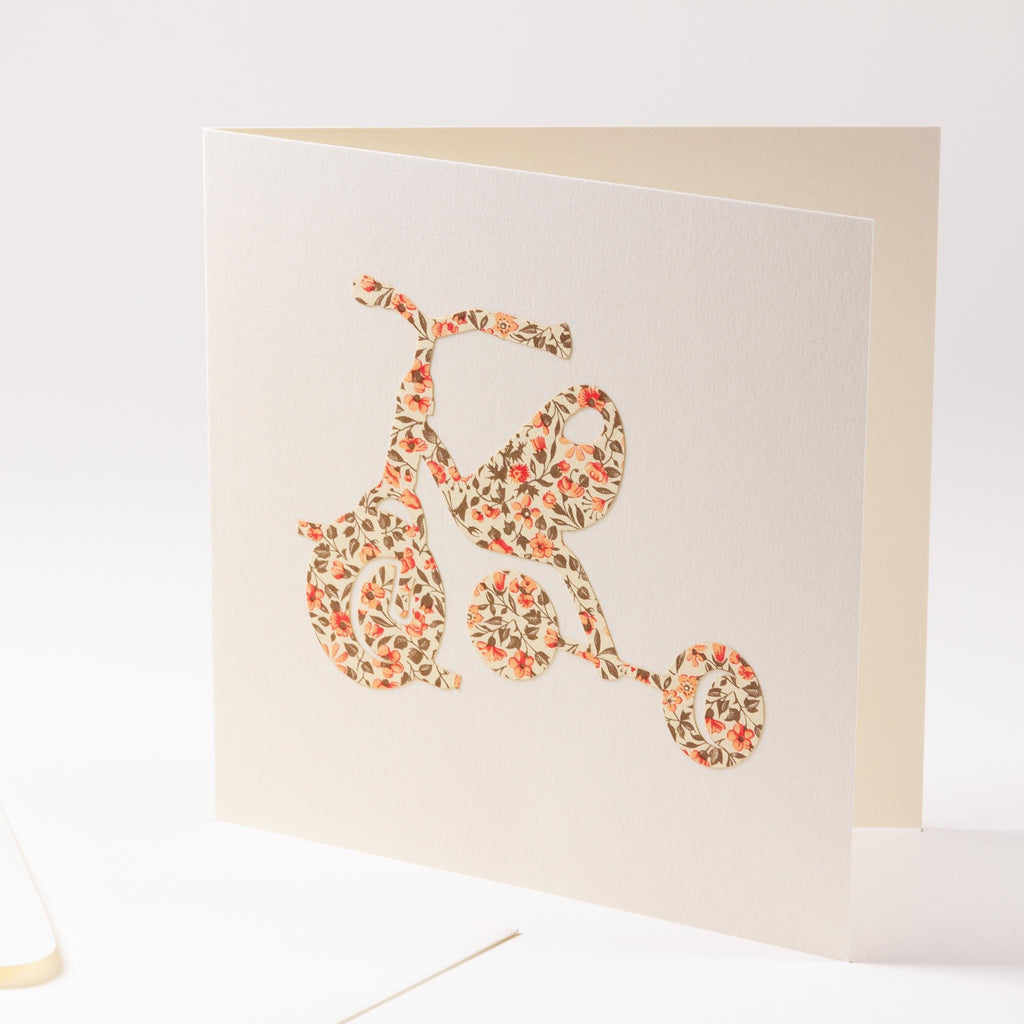Greeting card "Tricycle"