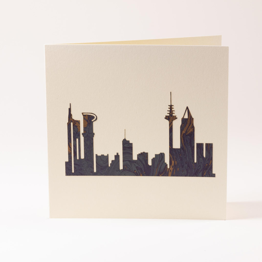 Grusskarte  "Frankfurt Skyline"